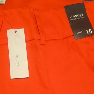 New York & Company Bold Orange Shorts